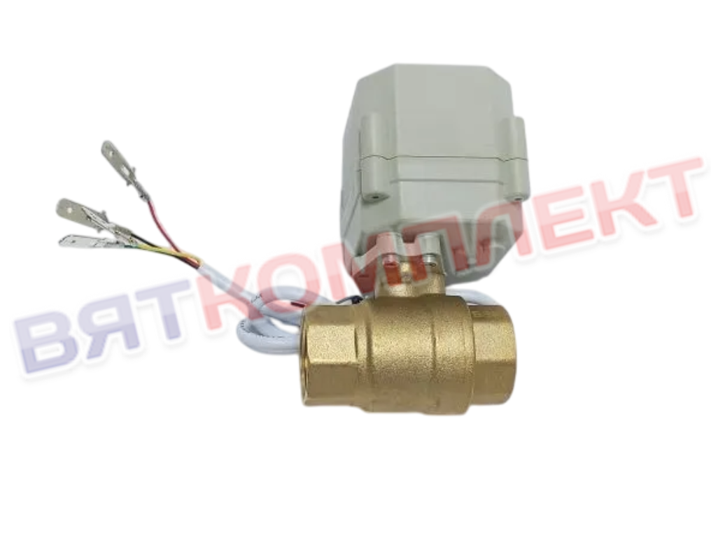 Кран шаровой А20-Т20-В2-С (АС230V CR303 DN20