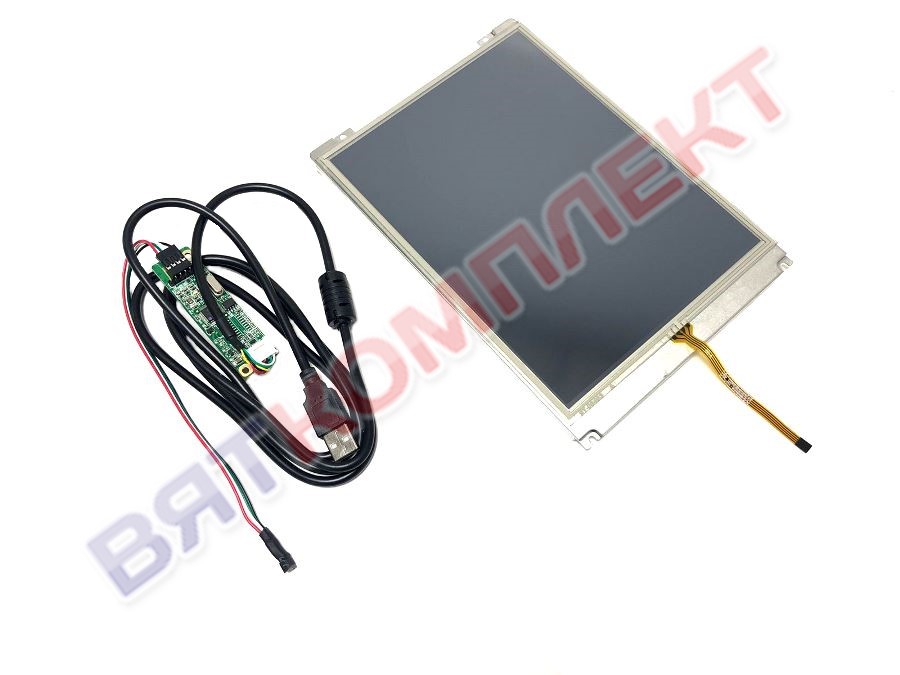 Экран ТФТ для пароконвектомата ПКА ПП2 G084SN05 V9 (RTP + USB touch screen cable)