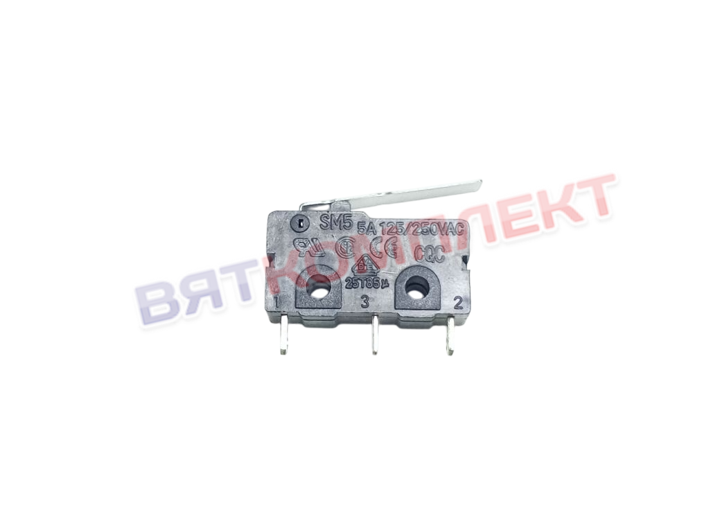 Микровыключатель SM5-02N-38G  250B 5A  ON-ON