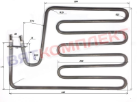 ТЭН HARVIA ZSP-255 3,0 квт  300A10/2,5T230 1001.040 HARVIA ZSP-250 3.0 квт Аналог