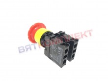 Кнопка LEB-22-1-O/C-R красн с фикс гриб