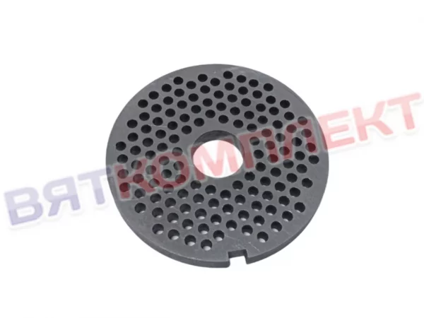 Решетка №2 для мясорубки МИМ-600(М) ,М-600 отверстия 5мм с буртом