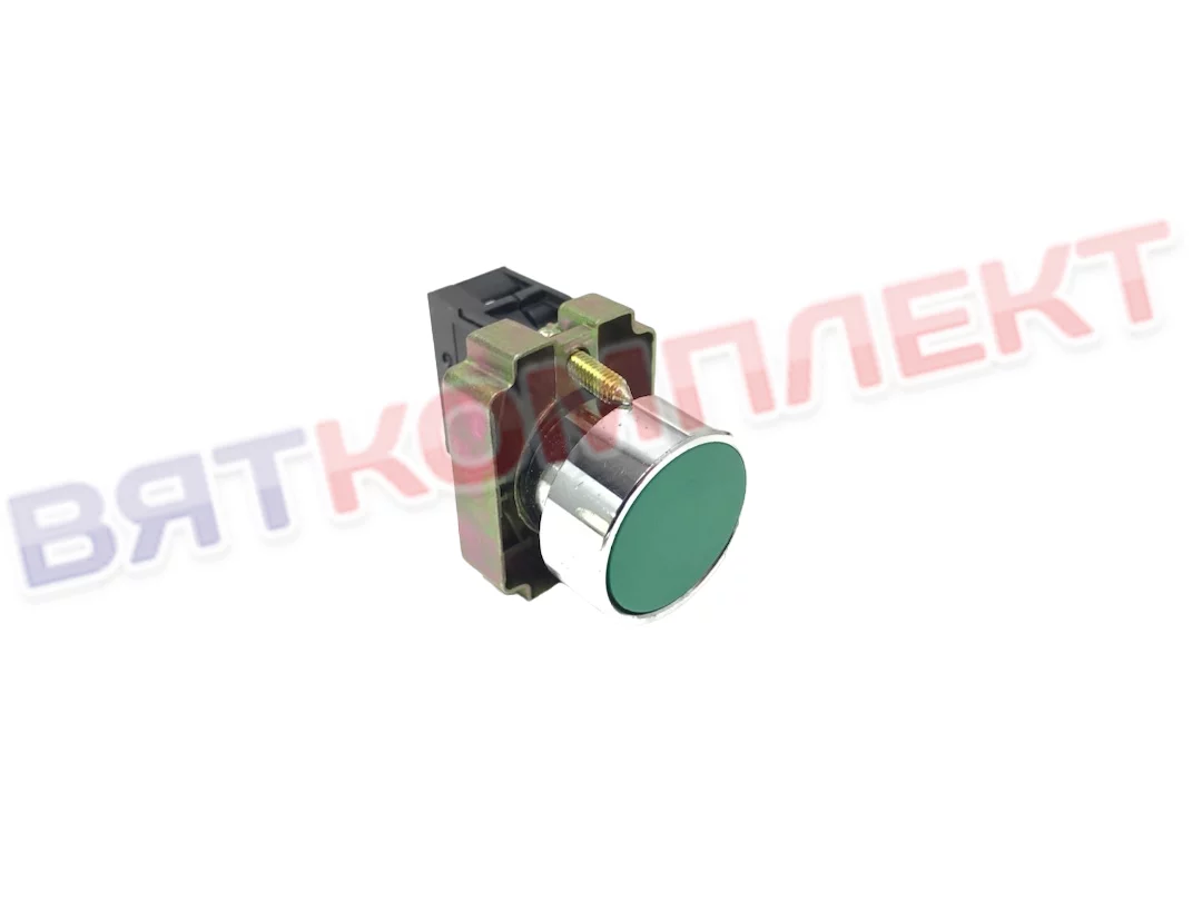 Кнопка ПУСК ZB2 BE101 Торгтехмаш для мясорубки ТМ-32, ТМ-12 зеленая