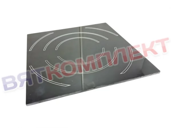 Стекло для индукционной плиты 283х283х6 мм. Аналог ТЕХНО-ТТ (30887 / 148899)