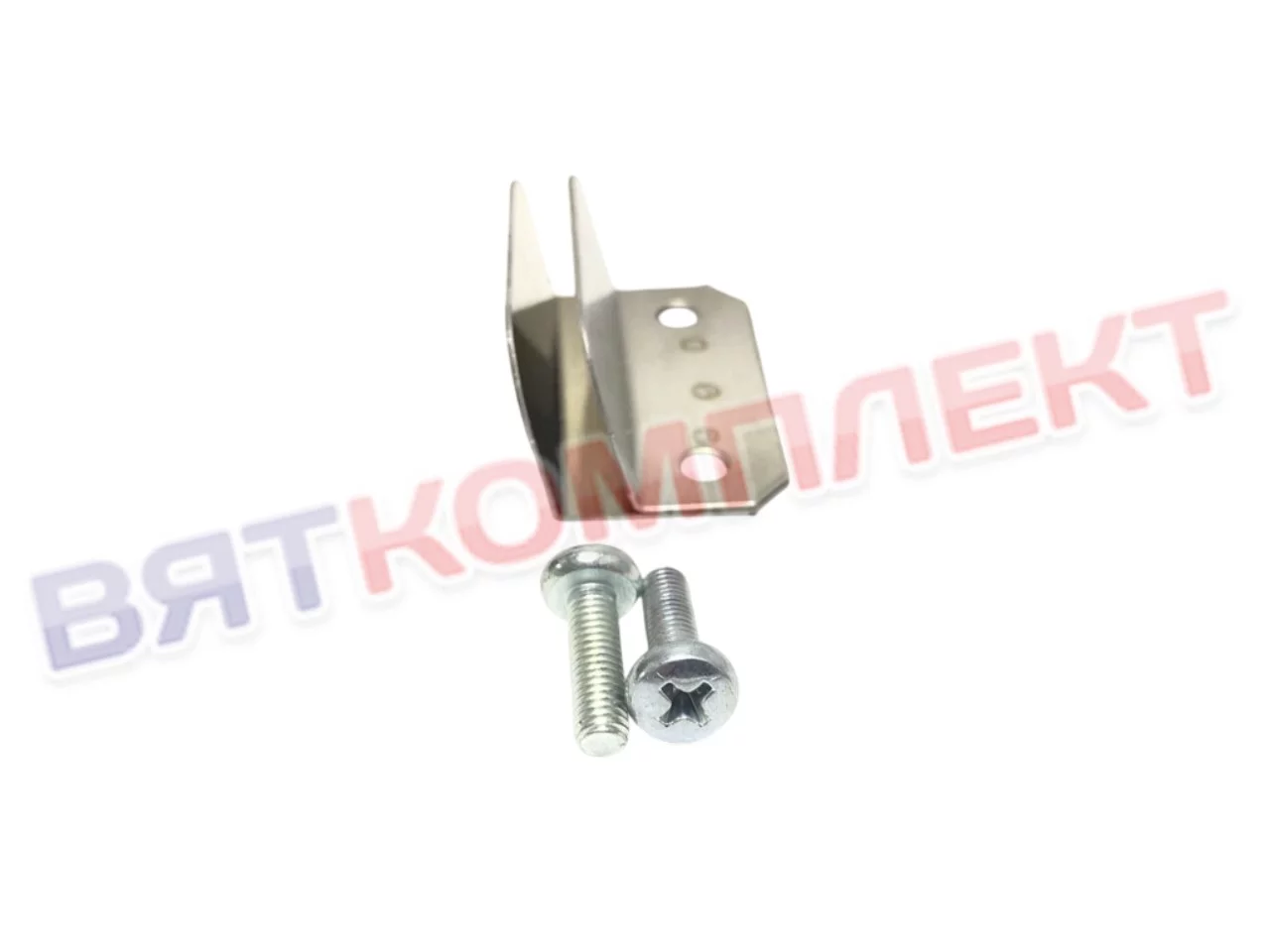 Держатель стекла для 2-х ярусной полки "Регата" верхний ПФК.02-02.000.070 (с крепежом) ATESY