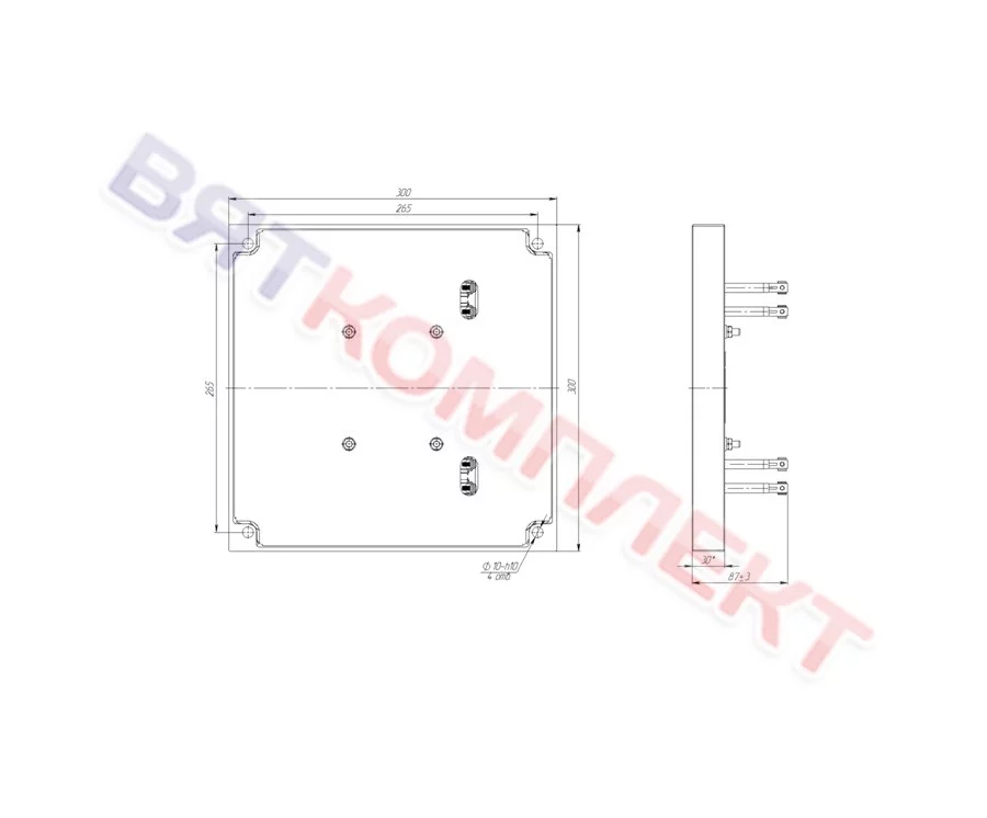 Конфорка КЭТ-0,09 2,5 кВт для плит (с 2009 года) RADA (РАДА)