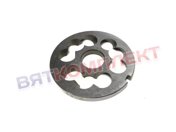 Нож подрезной (решётка приёмная) 764 для мясорубки МИМ-300 (МИМ-300М;-350), ММ(УКМ), МЭП-300(Н;Н-01) (хром) под бурт