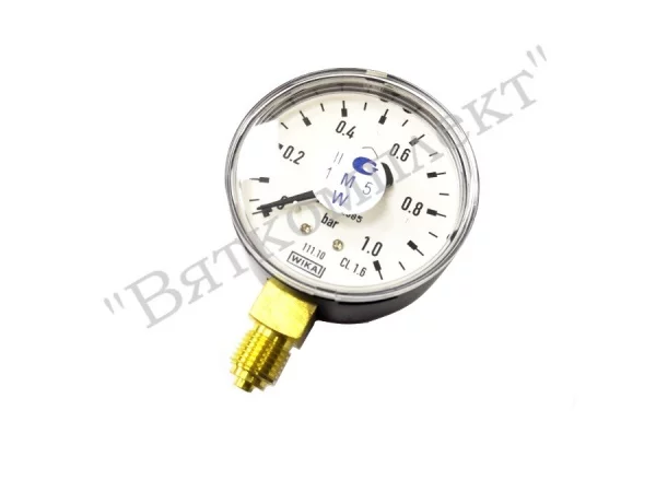 Манометр OR301 0...1 бар G1/4 для паровых котлов КПЭМ Abat (12000060815)