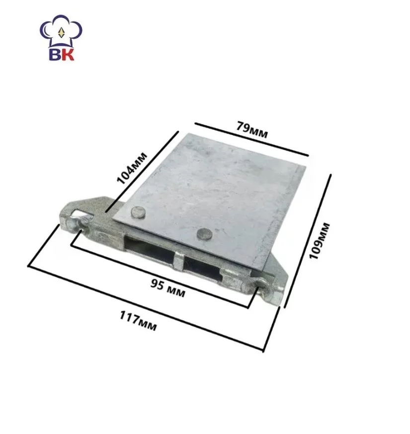 Петля шарнир для духовки электроплиты Нововятка 040403, Абат (до 2004г.) 2 штуки + контрпетля правая и левая (до 2003г.)