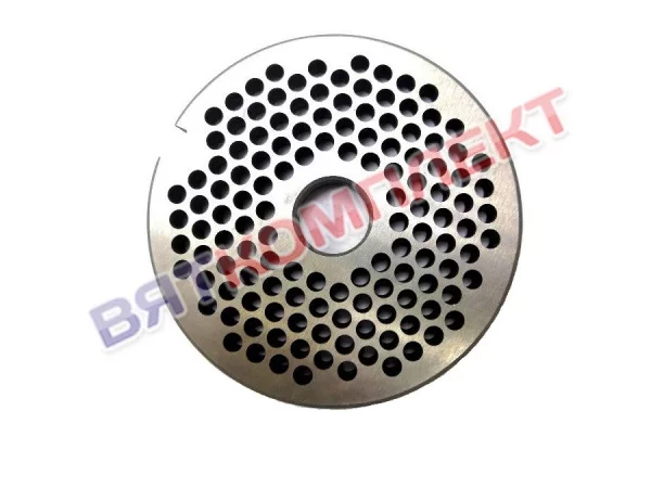 Решетка мясорубки LM-98 ⌀5 мм d98 без бурта Инструментальная сталь