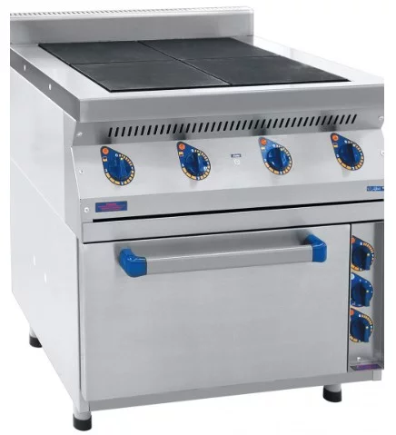 Плита электрическая ЭПК-47ЖШ, 4 конфорки, КЭТ-0,09, стандартная духовка, 800x800x860 мм, лицев. нерж. abat / абат