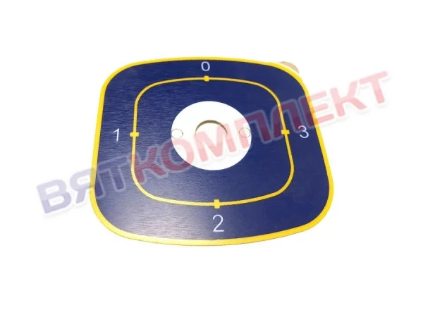 Наклейка "ЭПК48-00.00.004-01" (пластик) 4х позиционного переключателя ПМ-4 Abat