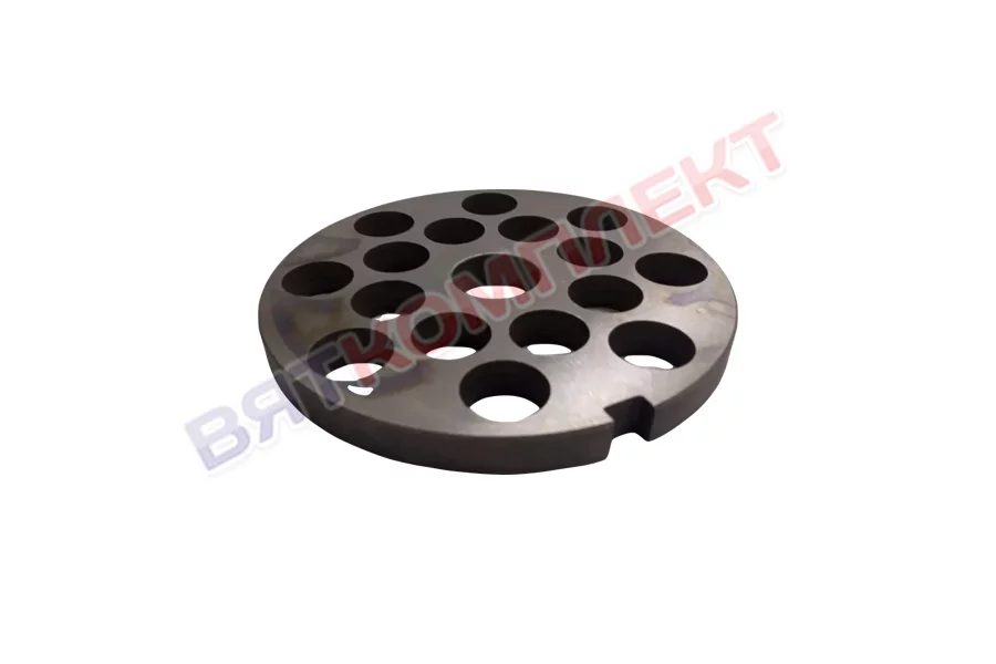 Решетка крупная №5 для мясорубки МИМ-600(М) ,М-600 отверстия 16мм (инструментальная сталь) без бурта