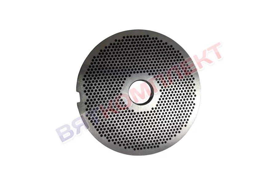 Решетка №0 для мясорубки МИМ-600(М) ,М-600 отверстия 2мм (инструментальная сталь) без бурта