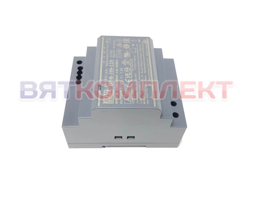 Блок питания HDR-100-12N 12В, 7.5 А, 90 Вт для пароконвектоматов ПКА 6,10,20