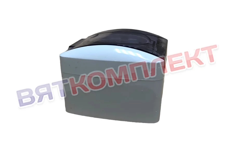 Розетка 1ОП с крышкой, IP44, 16А, 220В, белый (Клио К2229) для СХС Abat 