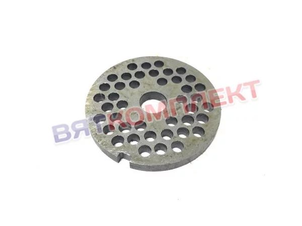 Решетка №2 822 для мясорубки МИМ-80(-01), М-50С, ММП, отверстия 5мм без бурта