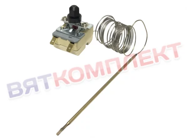 Термостат (термоограничитель) защитный аварийный 360 градусов 20А/250V/1,8m/F6,3/S360°С   (mod.T360-1SF-060)