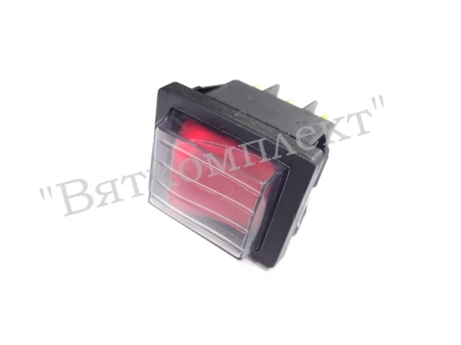 Переключатель звонковый красный (Выключатель 0401/L/G DEV/IST T4 C2)