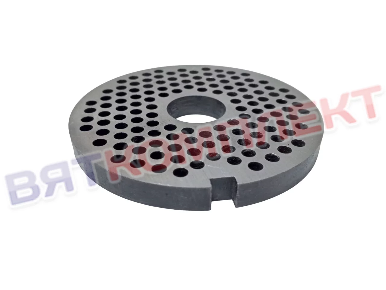 Решетка №2 для мясорубки МИМ-600(М) ,М-600 отверстия 5мм с буртом