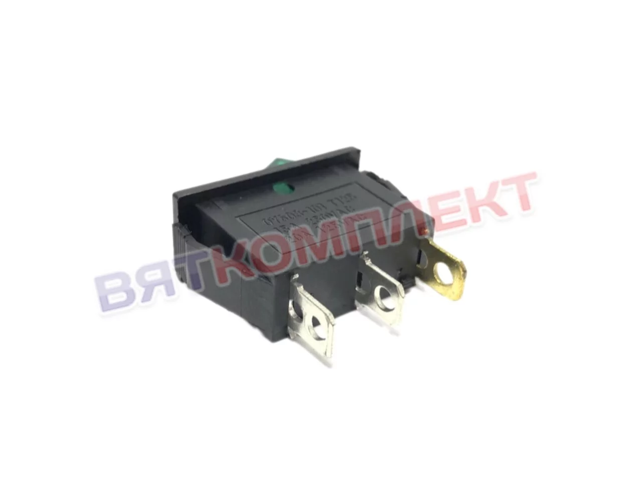 Переключатель CS 789 (зеленый) узкий (12000006493)
