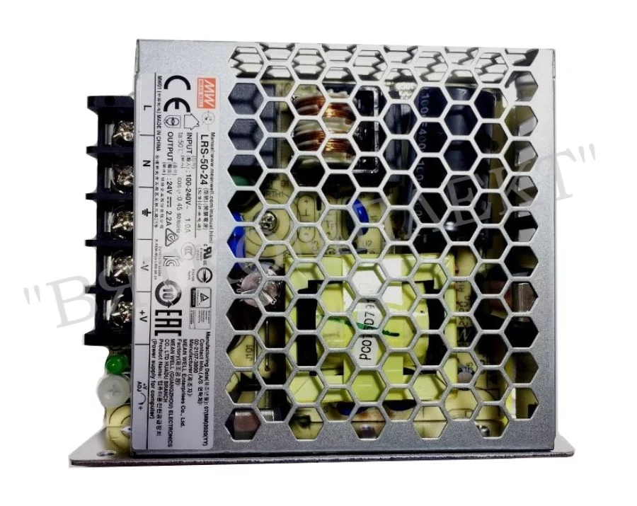 Источник питания LRS-50-24 230АС 24VDC-2.2А для прачечного оборудования Вязьма