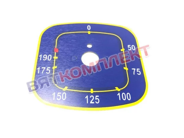 Наклейка "0-190" ЭФК-90.16.00.001-01 (пластик) для фритюрниц ЭФК-90/1П Abat (12000071494)