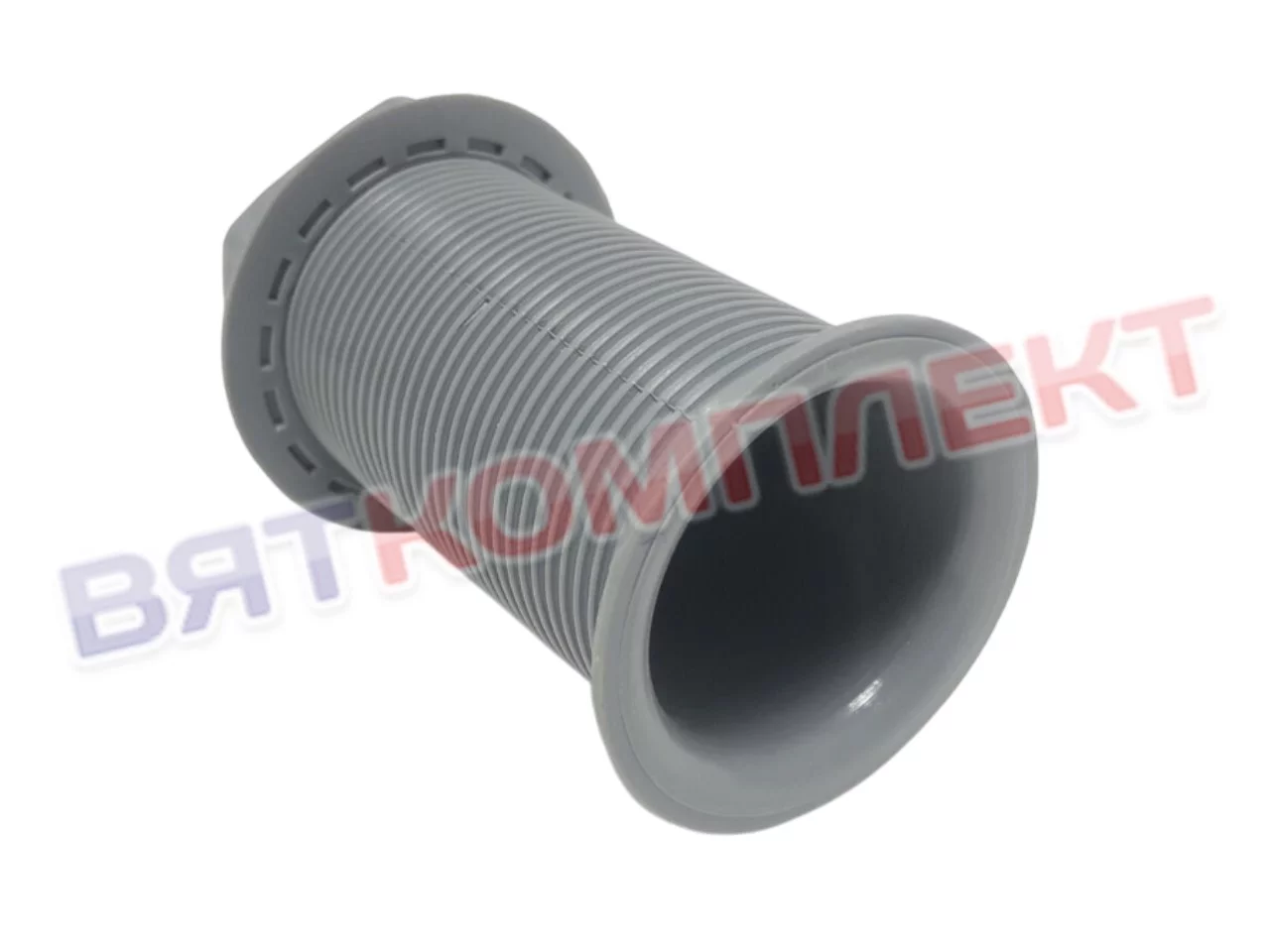 Патрубок пластиковый с гайкой d40x80мм н№1099.6  (клапан спускной) для холодильных горок (стеллажей, витрин) в дренаж CRYSPI