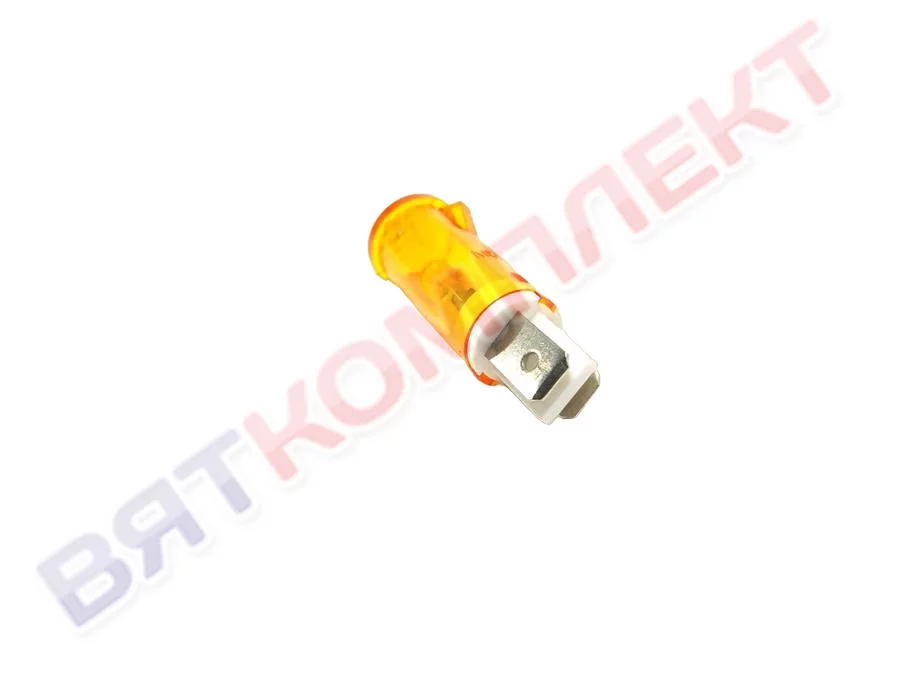 Лампа светосигнальная оранжевая (желтая) MDX14A для ЭП, ШЖЭ Абат (Альтернатива)
