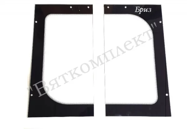 Стекла правое В741.00.00.00.008 и левое В741.00.00.00.007 в упаковке в шкафы расстоечные тепловые Бриз -1.5