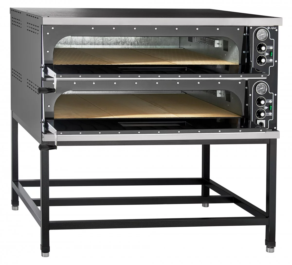 Печь электрическая для пиццы ПЭП-6х2 (двухярусная на подставке) Абат (Abat)