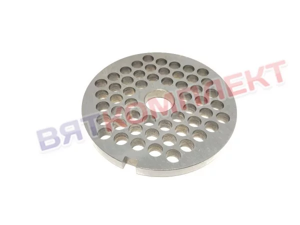 Решетка №3 для мясорубки МИМ-600(М) ,М-600 отверстия 9мм НЕРЖАВЕЮЩАЯ СТАЛЬ (без бурта)