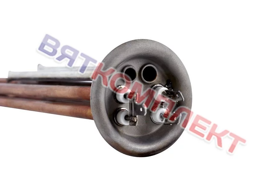 ТЭН водонагревателя Thermex 2000W, RF, медь+нерж, фланец 64мм, под анод М4, L310мм. Термекс (1300W+700W)