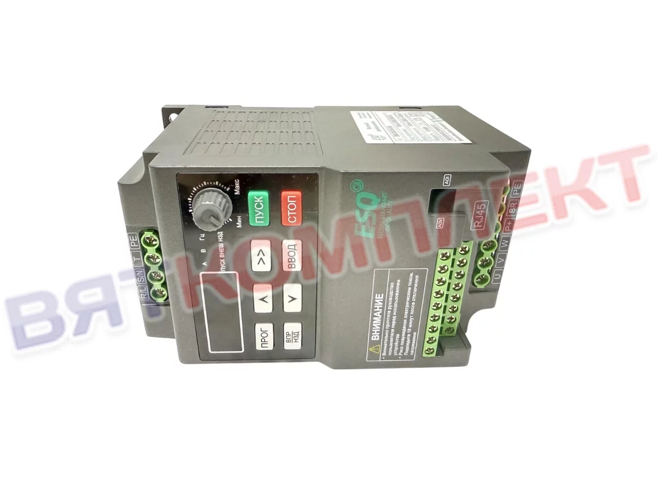 Частотный преобразователь ESQ-A500-021-0.4K 0.4кВт 220В (ESQ-230-2S) для ПКА 6,10 ПКА Abat (Настроенный)