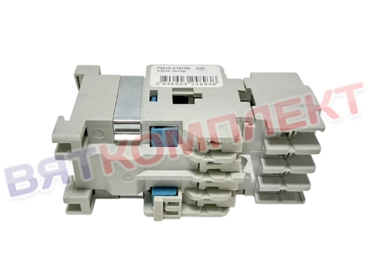 Контактор ПМ12-010100 (3з+2р) 24В