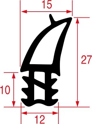 Уплотнитель для пароконвектомата RETIGO AX00-0035 дверной