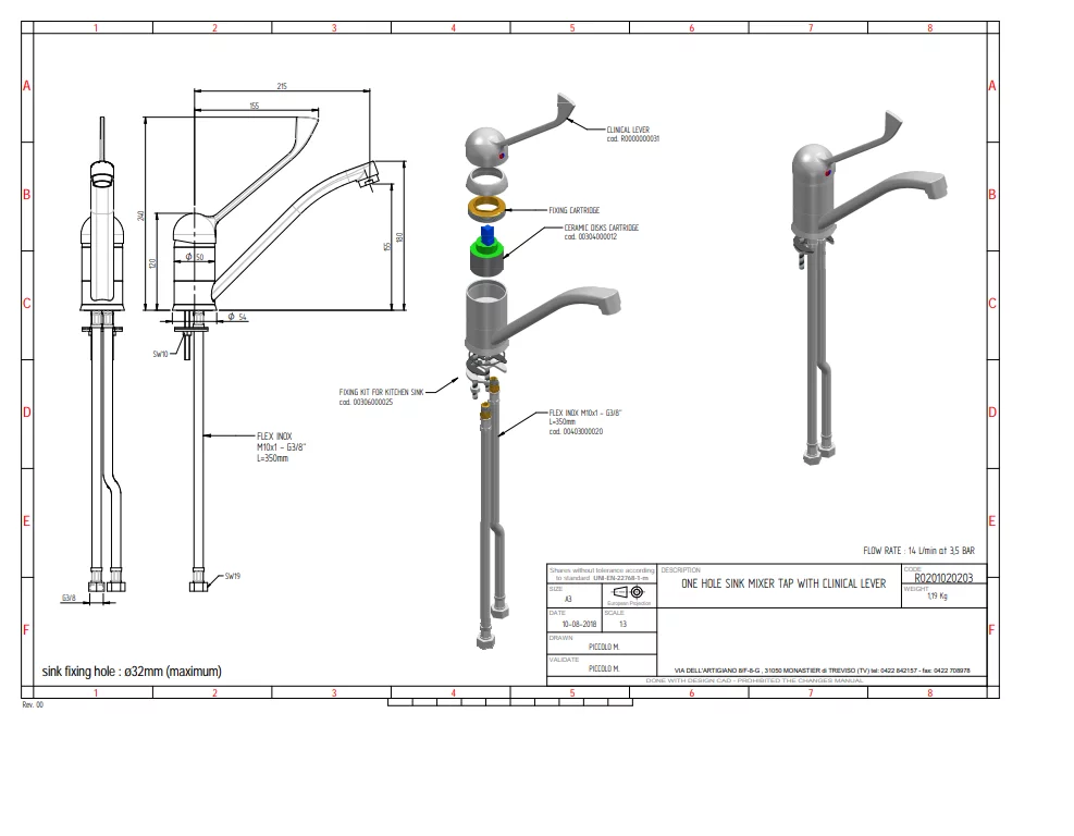 Смеситель MONOLITH R0201020206