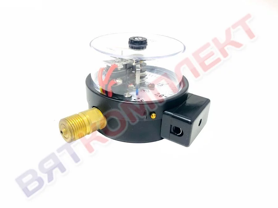 Манометр 0...25 bar (2,5МРа), ТМ-510Р.05 с электрок.приставкой(100мм, G1/2, кл. точ.1,5)