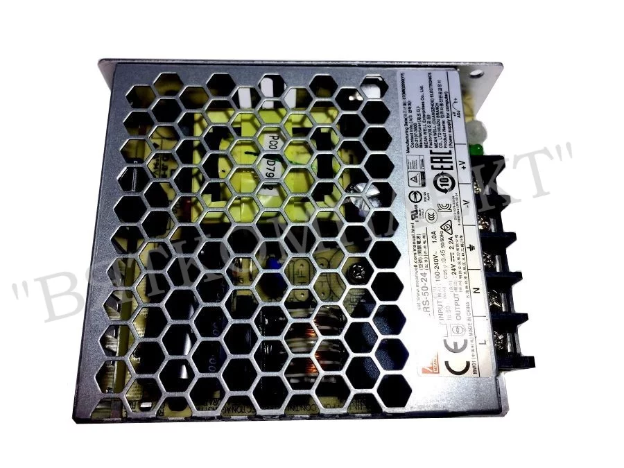 Источник питания LRS-50-24 230АС 24VDC-2.2А для прачечного оборудования Вязьма