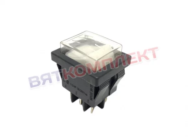 Переключатель звонковый белый (Выключатель 0401/L/G DEV/IST T1 C2)