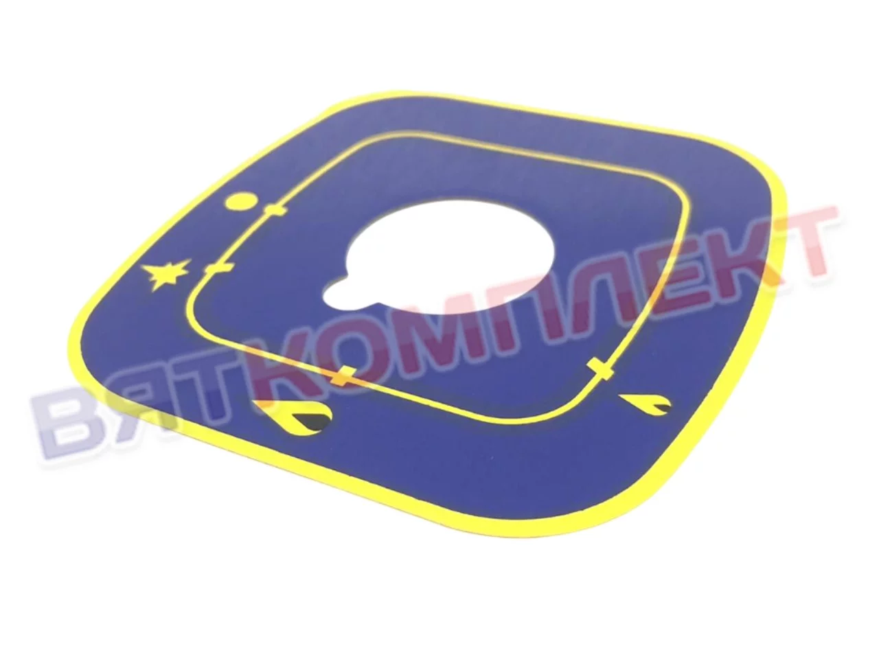 Наклейка пластиковая ПГК-49ЖШ.801314.00.00.026 для газовых плит ПГК-49ЖШ Abat (120000071158)