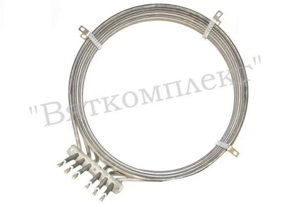 ТЭН-Б3-9000W нагревательный элемент для ПКА-6-1/1(ВМ, ВМ2, ВМ2-01, ПМ, ПМ2, ПМ2-01, ПП, ПП2, ВП2, ПМФ2) Abat (12000060012) Оригинал