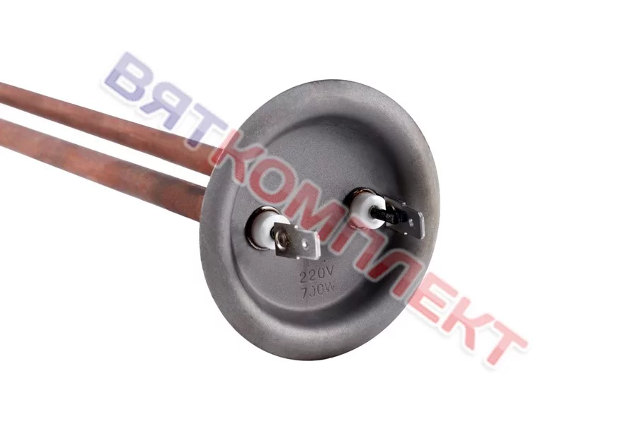 Тэн водонагревателя Thermex 700W, RF, медный, фланец 64мм, под анод М4, L245мм