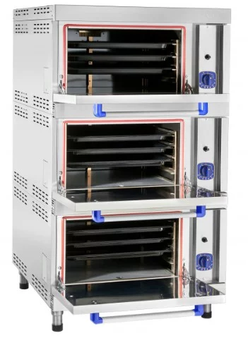 Шкаф жарочный газовый ШЖГ-3, эмалированная духовка, 840х935х1500 мм, лицев. нерж.				
