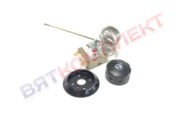 Термостат (терморегулятор) капиллярный духовки 20А/250V/2.2 m/50-350°С (Аналог Т32М-06)