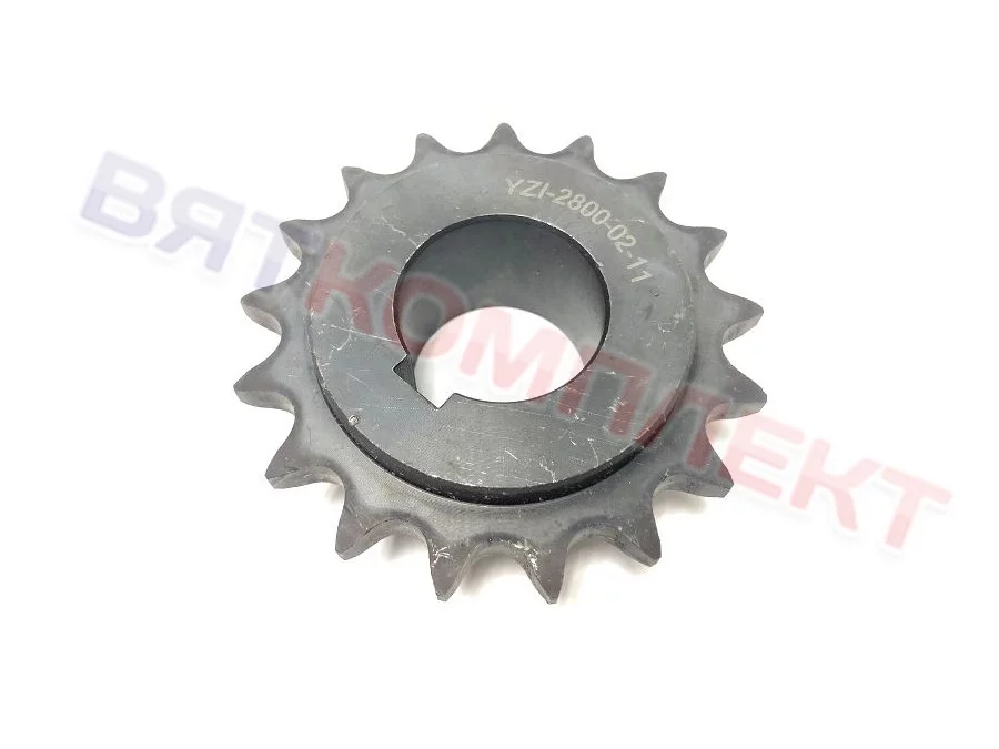 Звездочка цепи YZI-2800-02-11 (17 зубчатая) (ВМЗ)