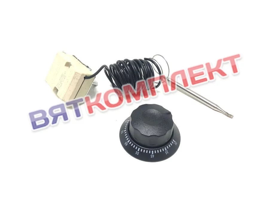 Термостат (терморегулятор) 20A/250V/1,5m/20mm/ 30-85°С (AGO-85А2)  (аналог E.G.O 55.13014.260)