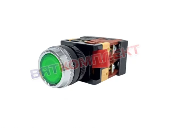 Кнопка управления "ПУСК" ABLFS-22 (AELA-22) зеленая для УКМ Торгмаш г.Пермь