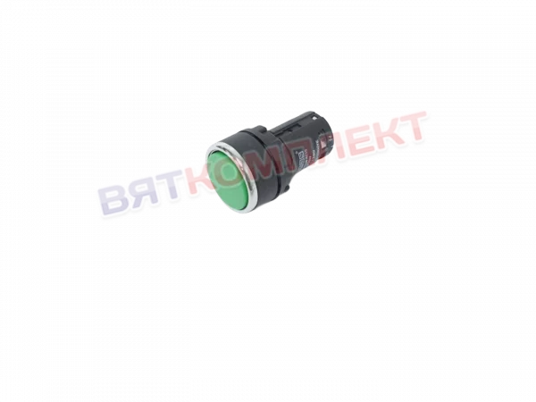 Кнопка без фиксации зеленая ON(OFF), MB102DY