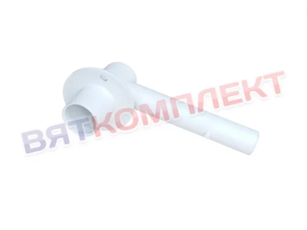 Патрубок задней трубки спуска (белый) шкафов холодильных CM107-S, CB114-S POLAIR 2644019d